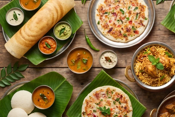 South Indian food pickup and delivery to Temple, Calgary from Virunthu