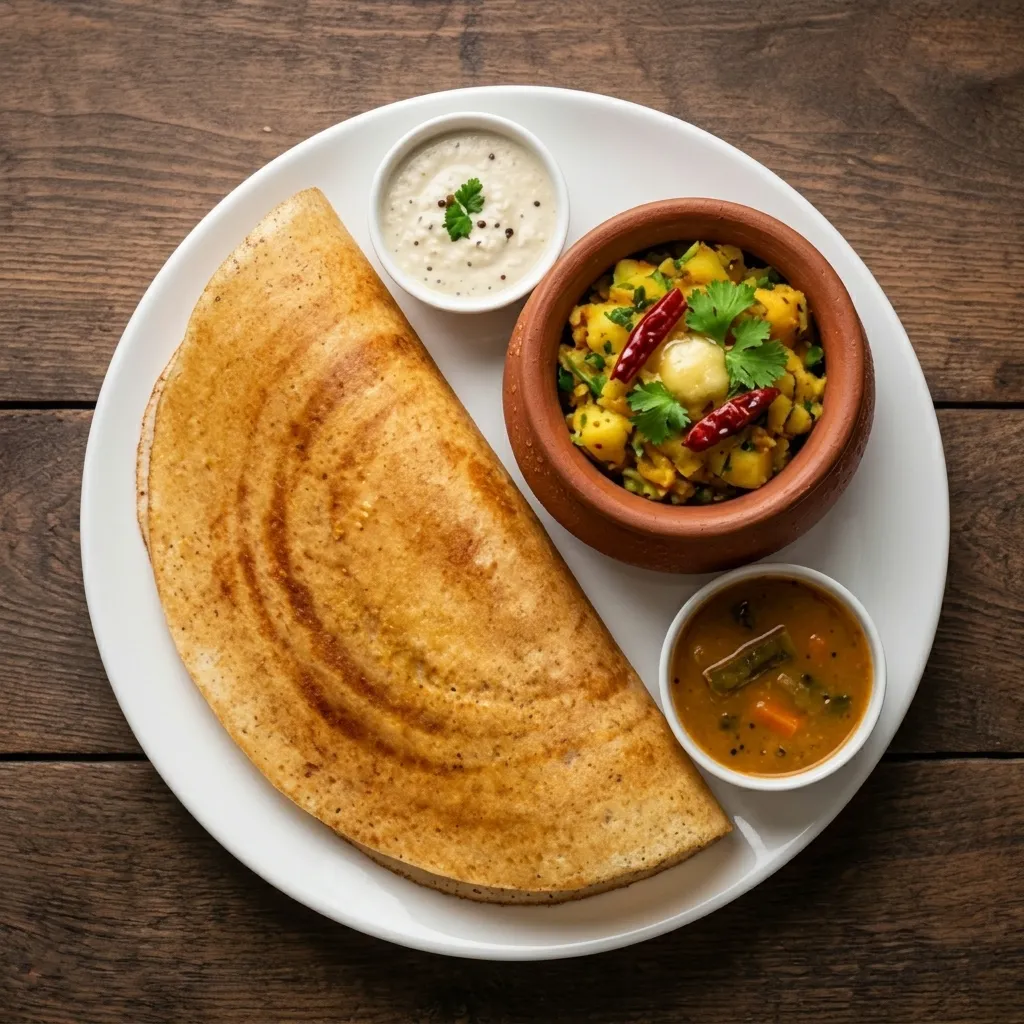 Mud Pot Special Dosa at Virunthu on 52 Street SE, Calgary
